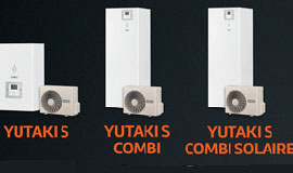 HITACHI PAC Air-Eau YUTAKI nouvelle gamme