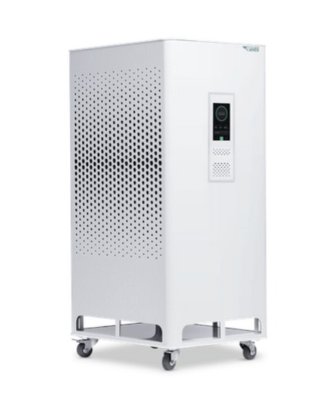 Purificateur d’air industriel avec filtres HEPA H14