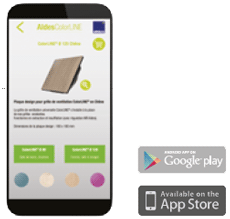 appli de réalité augmentée Aldes ColorLINE<sup>®</sup>