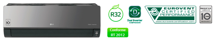 garanties logos RT2012 R32 climatiseur